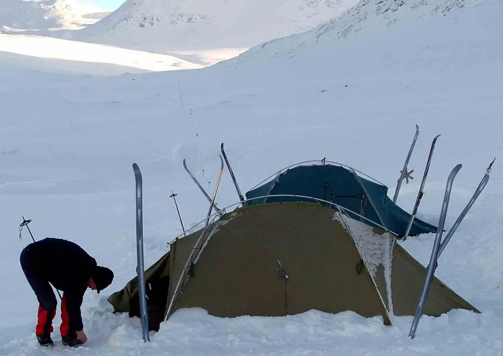 Camp During Winter Season